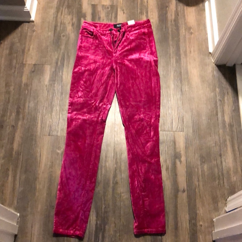 Pink Velvet Paige Jeans